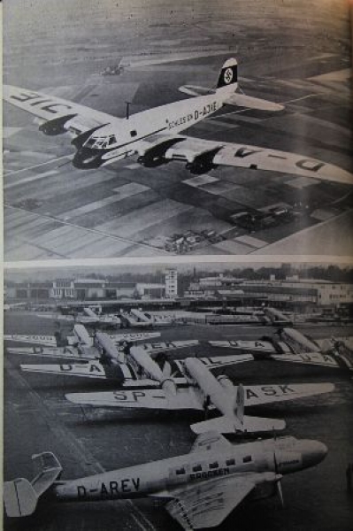 Berger "Mit dem Kranich am Leitwerk" Lufthansa Aeroplane-History 1960 (9885)