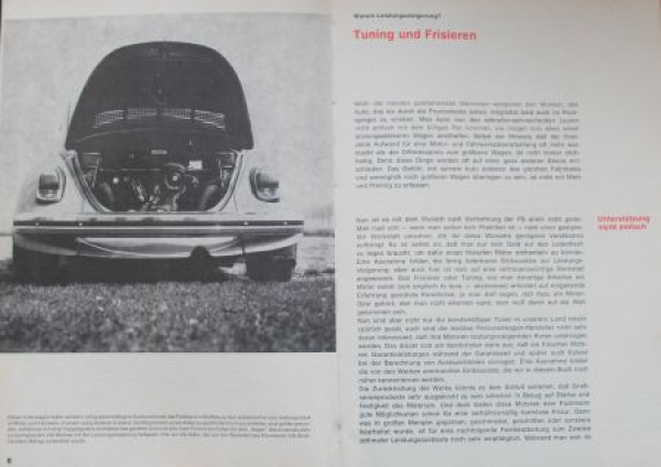 Korp "Volkswagen Beetle - Jetzt mache ich ihn schneller" 1973 Repair-Manual Volume  7 (3323)