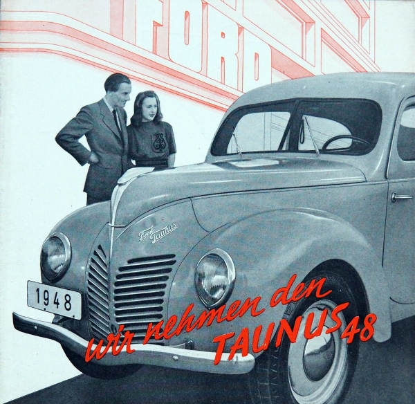 Ford Taunus Modelprogram 1948 Carbrochure (6083)