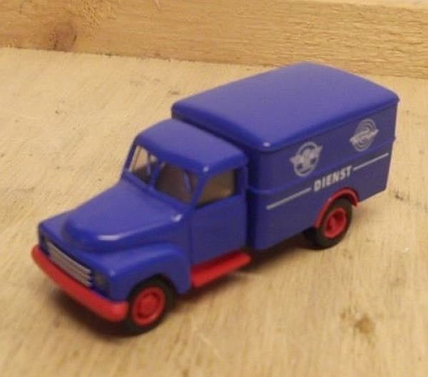Brekina Hanomag L28 Truck "Tempo-Dienst" 1958 Plasticmodel (6267)